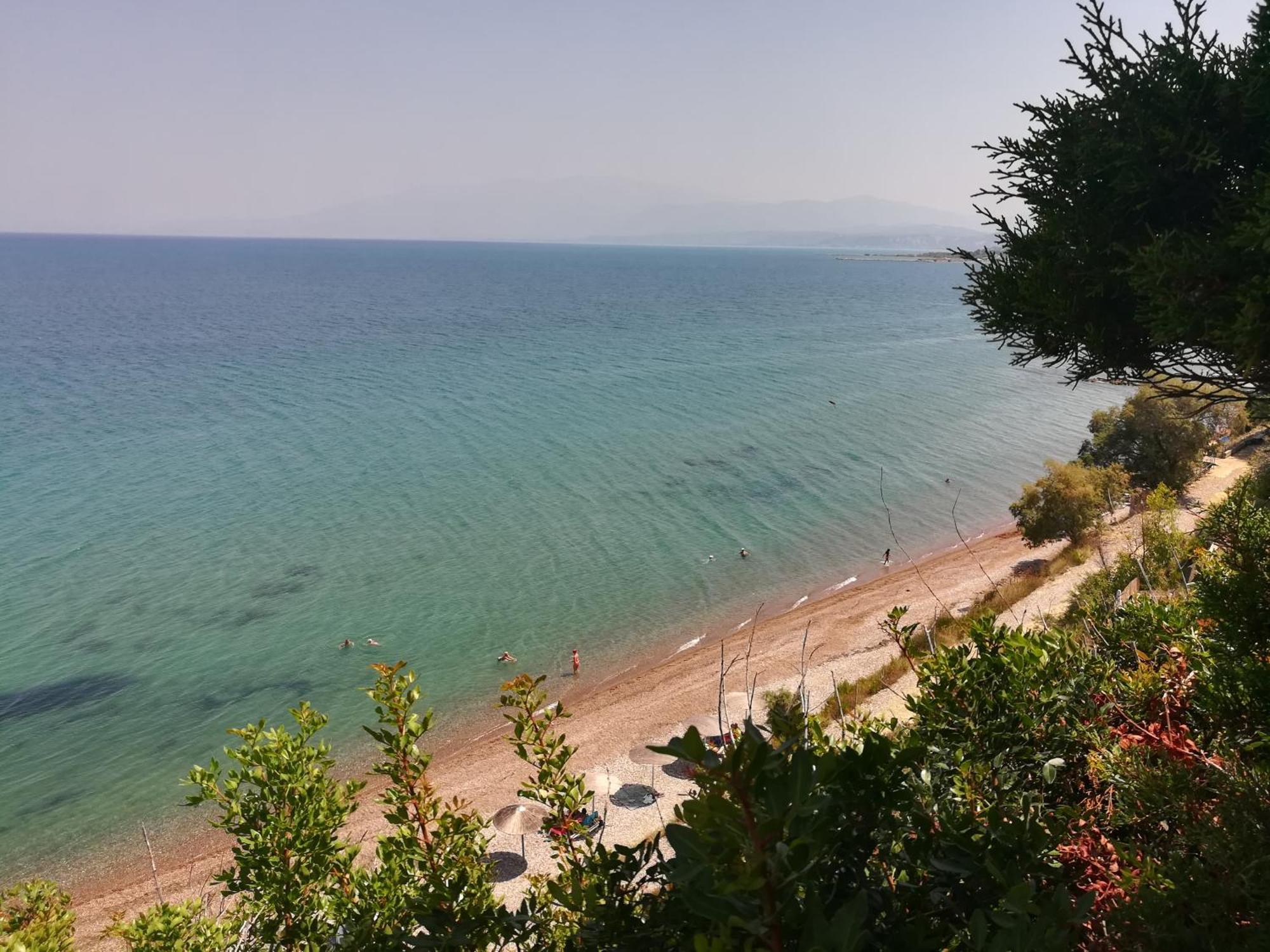 Koralli Sea View Hotel Káto Achaḯa Ngoại thất bức ảnh